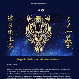 Stage du 10 avril  2022  : Stage de Méditation